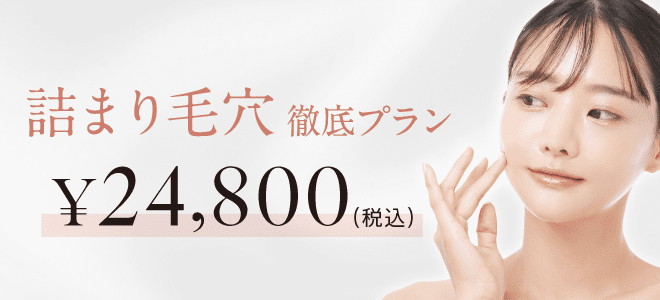 詰まり毛穴徹底プラン 24,800円